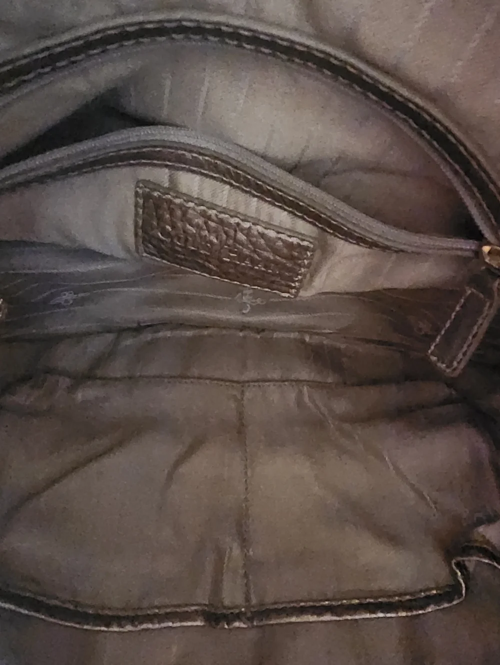 Cole Haan Metallic Pebbled Leather Drawstring Bucket Bag - Picture 4 of 6